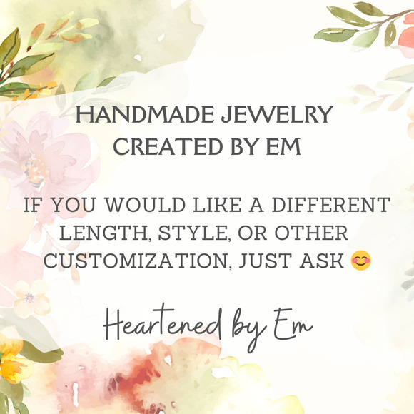 Floral Flower Petals Colorful Summer Abstract Resin Heart Earrings - Picture 9 of 9